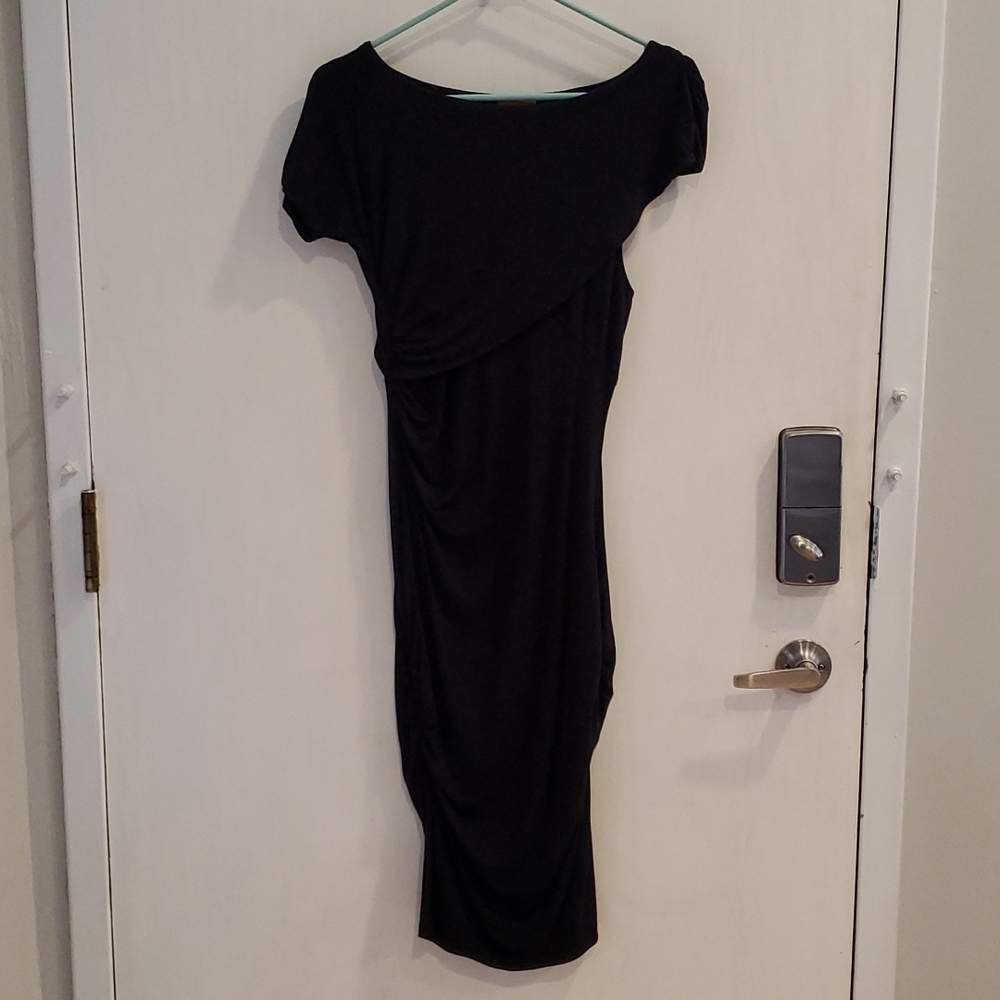 Linq Bodycon Black Dress S
